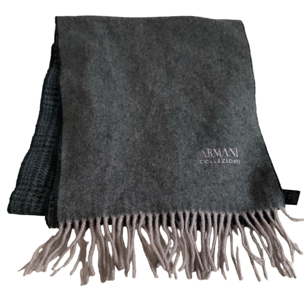 Armani Collezioni Gray Scarf
